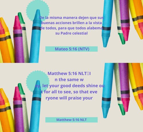 Mateo 5:16 (NTV)