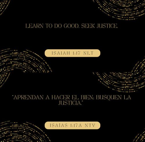 Isaías 1:17 A NTV